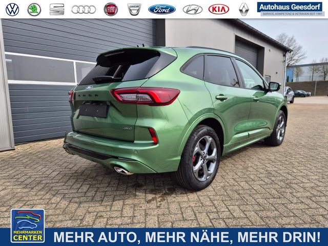 Lagerfahrzeug Ford Kuga - ST-Line X 243PS PHEV Automatik schwenkb. AHK Sitzheizung v h Lenkradheizung Frontscheibe beheizb. Klimaauomatik Navi SYNC4 Apple CarPlay Android Auto Touchscreen PDC 4xKamera 2xKeyless B O Sound 18"LM vollelektr. Reichweite 67KM