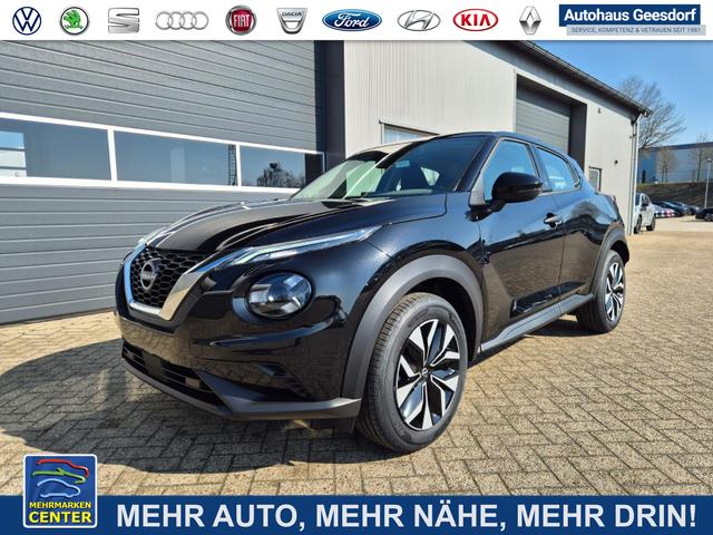Lagerfahrzeug Nissan Juke - 1.0 DIG-T 114PS Acenta Klimaautomatik Sitzheizung R&uuml;ckf.Kamera Bluetooth Touchscreen wireless Apple CarPlay Android Auto