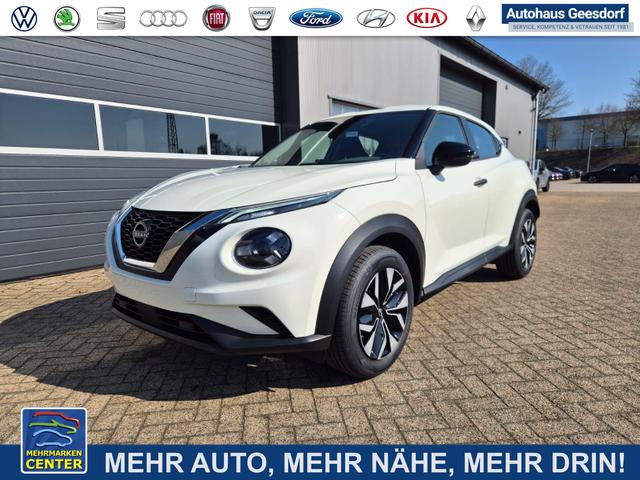 Lagerfahrzeug Nissan Juke - 1.0 DIG-T 114PS Acenta Klimaautomatik Sitzheizung R&uuml;ckf.Kamera Bluetooth Touchscreen wireless Apple CarPlay Android Auto