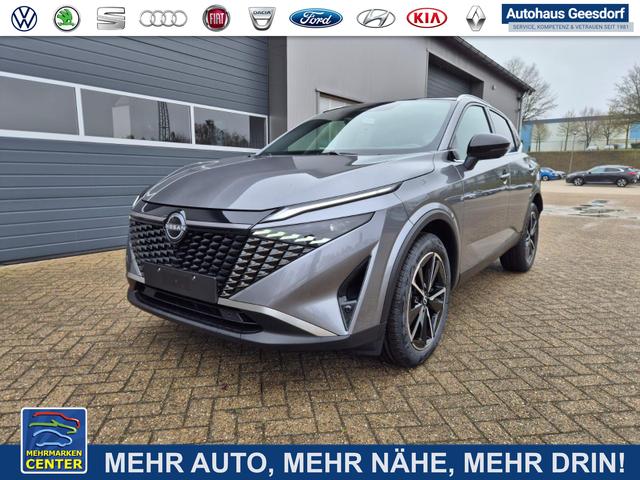 Lagerfahrzeug Nissan Qashqai - 1.3 DIG-T MHEV 158 PS X-Tronic Tekna Voll-Leder Klimaautomatik PanoGlasdach Sitzheizung Lenkradheizung Navi Head-Up Display elektr. Heckklappe ACC PDC v h 360&deg;Kamera DAB Bluetooth Touchscreen Apple CarPlay Android Auto 19"LM