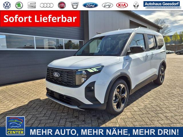 Lagerfahrzeug Ford Tourneo Courier - 1.0 EcoBoost 125PS Active Teil-Leder Sitzheizung Lenkradheizung Klimaautomatik PDC v h R&uuml;ckf.-Kamera ACC TWA Frontscheibe beheizb. Ford-Navi SYNC4 Apple CarPlay   Android Auto