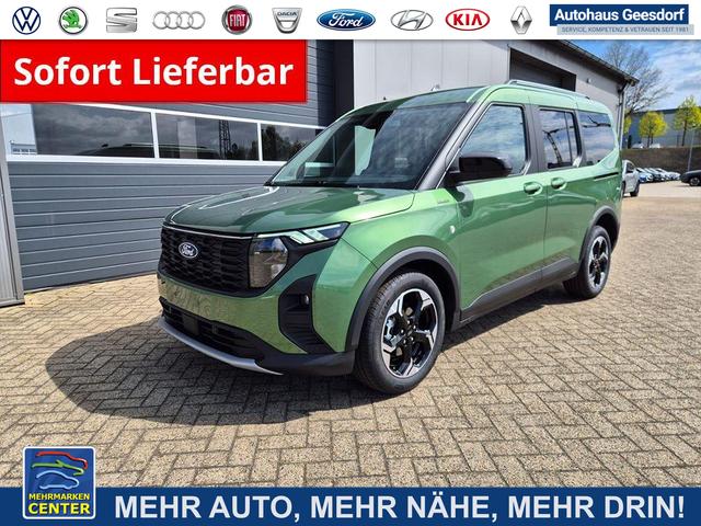 Lagerfahrzeug Ford Tourneo Courier - 1.0 EcoBoost 125PS Active Teil-Leder Sitzheizung Lenkradheizung Klimaautomatik PDC v h R&uuml;ckf.-Kamera ACC TWA Frontscheibe beheizb. Ford-Navi SYNC4 Apple CarPlay   Android Auto