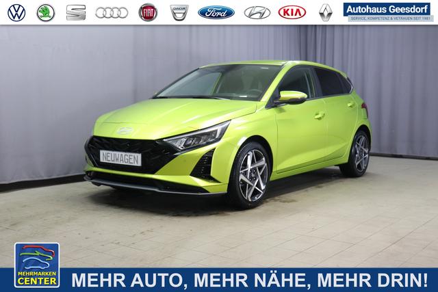 Lagerfahrzeug Hyundai i20 - Trend Line 1.0 T-GDi 74kW, 5-Jahre Herstellergarantie, Infotainment-Paket, Winter-Paket, 8" Infotainmentsystem, AppleCarPlay&Android Auto, Radio DAB, Rückfahrkamera, Tempomat, Spurhalteassistent, Nebelscheinwerfer, 17" Leichtmetallfelgen, uvm.