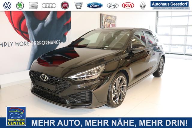 Lagerfahrzeug Hyundai i30 - N Line 1.5 TGDi 117 kW (160 PS) Navigationssystem, DAB, Bluetooth, Android Auto, Apple CarPlay, 2-Zonen-Klimaautomatik, Rückfahrkamera, Sitzheizung, Lenkradheizung, 18" Leichtmetallfelgen, uvm.