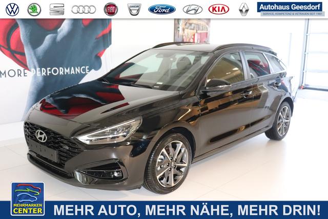 Lagerfahrzeug Hyundai i30 - GO  1.0 TGDi DCT 73 kW (100 PS) Navigationssystem, Radio, DAB, Android Auto, Apple CarPlay, 2-Zonen-Klimaautomatik, Lenkradheizung, Sitzheizung, Induktionsladen des Smartphones, 17" Leichtmetallfelgen, uvm.