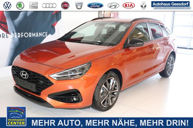 Lagerfahrzeug Hyundai i30 - GO  1.0 TGDi DCT 73 kW (100 PS) Navigationssystem, Radio, DAB, Android Auto, Apple CarPlay, 2-Zonen-Klimaautomatik, Lenkradheizung, Sitzheizung, Induktionsladen des Smartphones, 17" Leichtmetallfelgen, uvm.