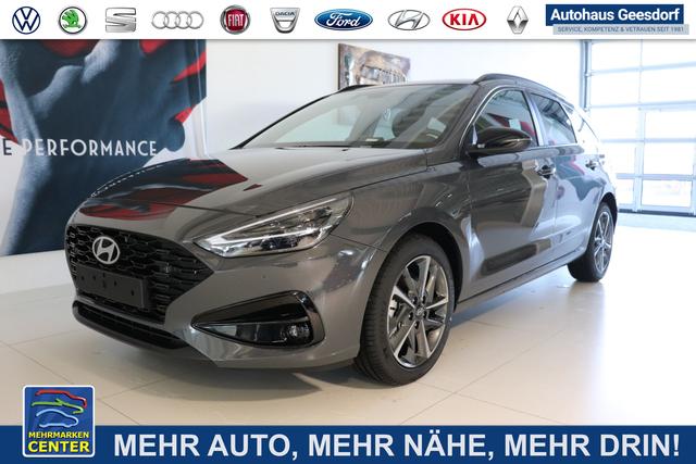 Lagerfahrzeug Hyundai i30 - GO  1.0 TGDi DCT 73 kW (100 PS) Navigationssystem, Radio, DAB, Android Auto, Apple CarPlay, 2-Zonen-Klimaautomatik, Lenkradheizung, Sitzheizung, Induktionsladen des Smartphones, 17" Leichtmetallfelgen, uvm.
