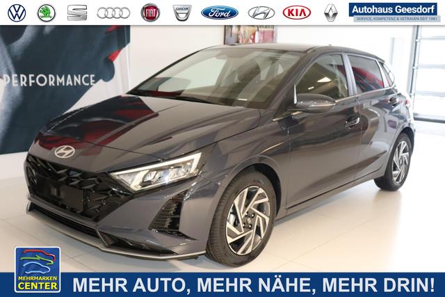 Lagerfahrzeug Hyundai i20 - GO  1.2 MPI 58 kW (79 PS) Navigationssystem, Klimaautomatik, Rückfahrkamera, DAB, Apple CarPlay, Android Auto, Sitzheizung, Lenkradheizung, Spurassistent, Tempolimit-Assistent, 16"-Leichtmetallfelgen, Virtual Cockpit, uvm.