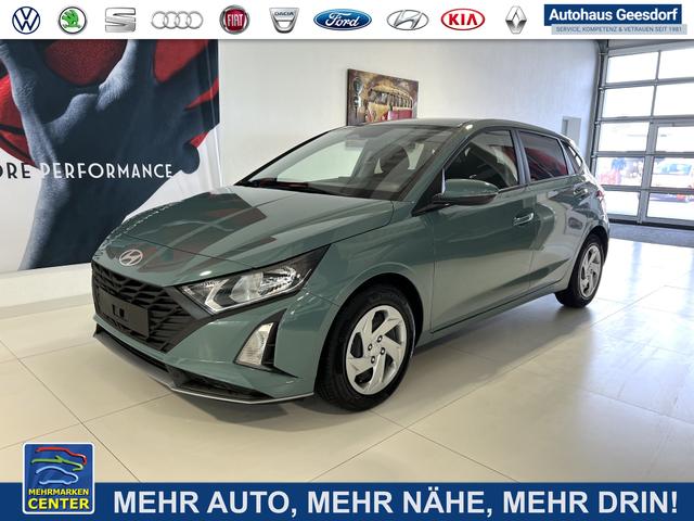 Lagerfahrzeug Hyundai i20 - GO 1.2 MPI 58 kW (79 PS) Navigationssystem, Bluetooth, DAB, Klimaanlage, Rückfahrkamera, Apple CarPlay, Android Auto, PDC hinten, Sitzheizung, Lenkradheizung, Spurassistent, Tempomat uvm.