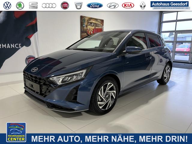 Lagerfahrzeug Hyundai i20 - GO  1.0 T-GDI 74 kW (101 PS) Navigationssystem, Klimaautomatik, Rückfahrkamera, DAB, Apple CarPlay, Android Auto, Sitzheizung, Lenkradheizung, Spurassistent, Tempolimit-Assistent, 16"-Leichtmetallfelgen, Virtual Cockpit, uvm.