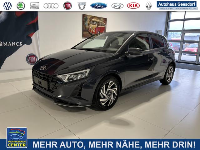 Lagerfahrzeug Hyundai i20 - GO  1.0 T-GDI 74 kW (101 PS) Navigationssystem, Klimaautomatik, Rückfahrkamera, DAB, Apple CarPlay, Android Auto, Sitzheizung, Lenkradheizung, Spurassistent, Tempolimit-Assistent, 16"-Leichtmetallfelgen, Virtual Cockpit, uvm.