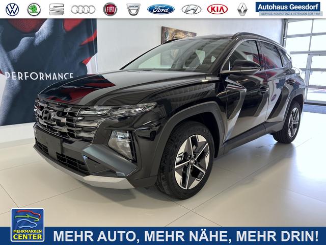 Lagerfahrzeug Hyundai TUCSON - GO  1.6 T-GDI Hybrid 4WD AT 158 kW / 215 PS 2-Zonen-Klimaautomatik, Android Auto, Apple CarPlay, Voll-LED Scheinwerfer, Keyless Go, Navigationssystem, Virtual Cockpit, 18 Zoll Leichtmetallfelgen, uvm.