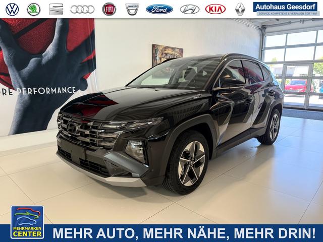 Lagerfahrzeug Hyundai TUCSON - GO  1.6 T-GDI 48V 2WD 117 kW (160 PS) 2-Zonen-Klimaautomatik, Android Auto, Apple CarPlay, Voll-LED Scheinwerfer, Keyless Go, Navigationssystem, Virtual Cockpit, 18 Zoll Leichtmetallfelgen, uvm.