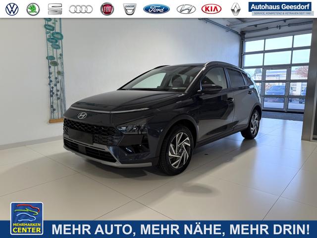 Lagerfahrzeug Hyundai BAYON - GO  1.0 T-GDI DCT 74 kW (101 PS) Toter-Winkel-Assistent, Induktive Ladestation, Comfort-Paket, Lenkradheizung, Sitzheizung, DAB, Android Auto, Apple CarPlay, Navigationssystem, LED-Scheinwerfer, Einparkhilfe, R&uuml;ckfahrkamera, uvm.