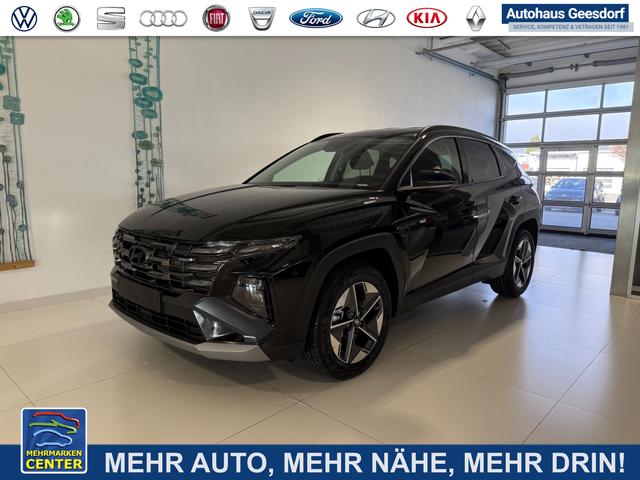 Lagerfahrzeug Hyundai TUCSON - GO 1.6 T-GDI 2WD DCT 110 kW (150 PS) 2-Zonen-Klimaautomatik, Sitzheizung, Lenkradheizung, Navigationssystem, DAB, Android Auto, Apple CarPlay, R&uuml;ckfahrkamera, Einparkhilfe vorne und hinten, 18 Zoll Leichtmetallfelgen, uvm.