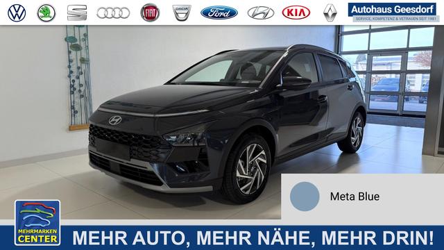 Lagerfahrzeug Hyundai BAYON - GO  1.0 T-GDI DCT 74 kW (101 PS) Toter-Winkel-Assistent, Induktive Ladestation, Comfort-Paket, Lenkradheizung, Sitzheizung, DAB, Android Auto, Apple CarPlay, Navigationssystem, LED-Scheinwerfer, Einparkhilfe, R&uuml;ckfahrkamera, uvm.
