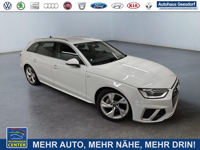 Gebrauchtfahrzeug Audi A4 Avant - S Line Plus 40 2.0 TDI 204PS/150kW S-tronic 2024 |   18" ALU  LED  El. Heckklappe  NAVI  Sportlederlenkrad  Drive Select 