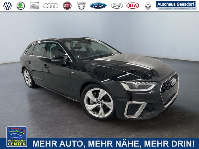 Gebrauchtfahrzeug Audi A4 Avant - S Line Plus 40 2.0 TDI 204PS/150kW S-tronic 2024 |   18" ALU  AHK  LED  NAVI  El. Heckklappe  Sportlederlenkrad  - RESERVIERT