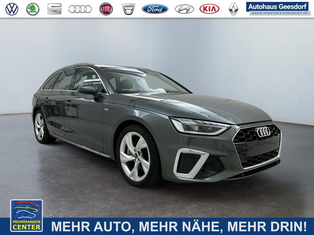 Gebrauchtfahrzeug Audi A4 Avant - S Line Plus 40 2.0 TFSI 204PS/150kW S-tronic 2024 |   18" ALU  NAVI  LED  El. Heckklappe  Sportlederlenkrad  Audi Drive Select 