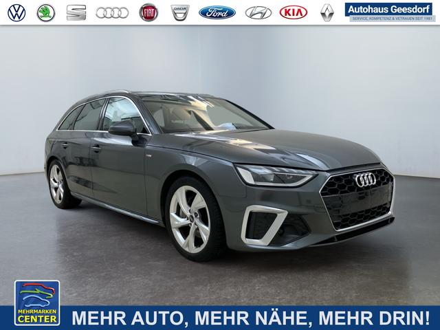 Gebrauchtfahrzeug Audi A4 Avant - S Line Plus 40 2.0 TFSI 204PS/150kW S-tronic 2024 |   18" ALU  NAVI  LED  El. Heckklappe  Sportlederlenkrad  Audi Drive Select 