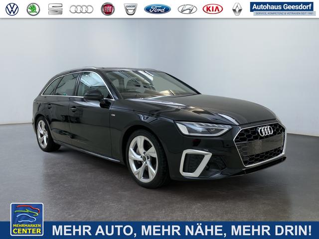 Gebrauchtfahrzeug Audi A4 Avant - S Line Plus 40 2.0 TFSI 204PS/150kW S-tronic 2024 |   18" ALU  NAVI  LED  El. Heckklappe  Sportlederlenkrad  Audi Drive Select 