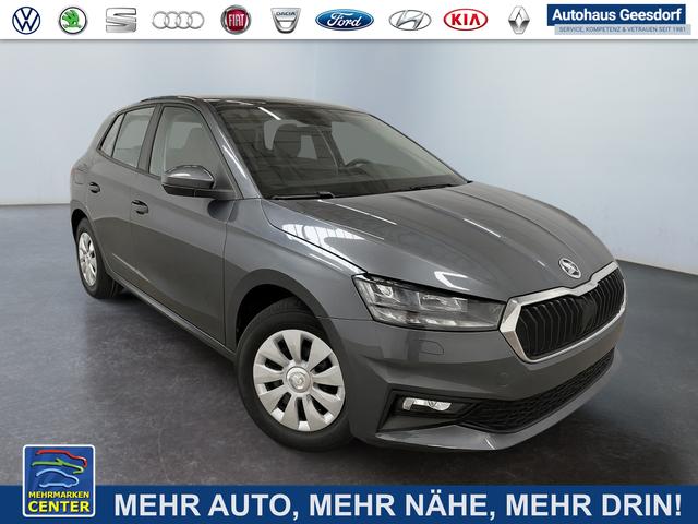Vorlauffahrzeug Skoda Fabia - Essence 1.0 MPI 80PS/59kW 5G 2026  Parkhilfe 15" Stahl