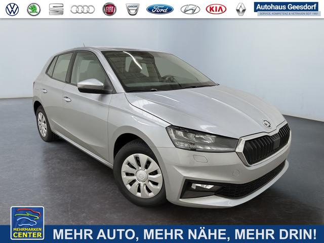 Vorlauffahrzeug Skoda Fabia - Essence 1.0 MPI 80PS/59kW 5G 2026  Parkhilfe 15" Stahl