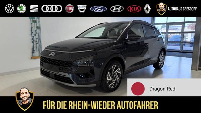 Lagerfahrzeug Hyundai BAYON - GO  1.0 T-GDI DCT 74 kW (101 PS) Toter-Winkel-Assistent, Induktive Ladestation, Comfort-Paket, Lenkradheizung, Sitzheizung, DAB, Android Auto, Apple CarPlay, Navigationssystem, LED-Scheinwerfer, Einparkhilfe, R&uuml;ckfahrkamera, uvm.