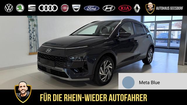 Lagerfahrzeug Hyundai BAYON - GO  1.0 T-GDI DCT 74 kW (101 PS) Toter-Winkel-Assistent, Induktive Ladestation, Comfort-Paket, Lenkradheizung, Sitzheizung, DAB, Android Auto, Apple CarPlay, Navigationssystem, LED-Scheinwerfer, Einparkhilfe, R&uuml;ckfahrkamera, uvm.