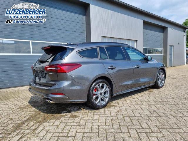 Ford Focus Turnier 1.0 125PS ST-Line X Voll-Leder elektr. Heckklappe Winterpaket Rückf.Kamera ACC Klimaautomatik Sitzheizung Lenkradheizung Frontscheibe beheizb. Ford-Navi SYNC 4 B+O Sound DAB+ Bluetooth Apple Carplay Android Auto PDC v+h 2xKeyless 17-LM 