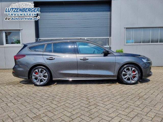 Ford Focus Turnier 1.0 125PS ST-Line X Voll-Leder elektr. Heckklappe Winterpaket Rückf.Kamera ACC Klimaautomatik Sitzheizung Lenkradheizung Frontscheibe beheizb. Ford-Navi SYNC 4 B+O Sound DAB+ Bluetooth Apple Carplay Android Auto PDC v+h 2xKeyless 17-LM 