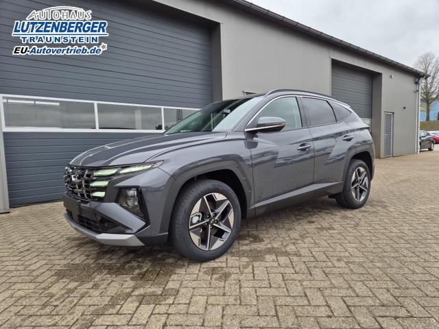 Hyundai TUCSON Trend 1.6 T-GDI 215PS AT HEV FACELIFT MY2025 elektr. Heckklappe Teil-Leder Sitzheizung v+h Lenkradheizung ACC Klimaautomatik Navi Touchscreen DAB+ wireless Apple CarPlay + Android Auto PDC Rückf.Kamera Matrix-LED-Scheinw. 