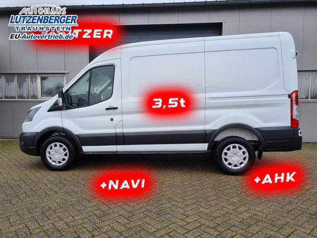 Ford Transit L2H2 2.0 TDCi 130PS Trend 3,5t 3-Sitzer AHK Klima Navi Bluetooth DAB Frontscheibe beheizb. PDC v+h Rückf.Kamera Tempomat 
