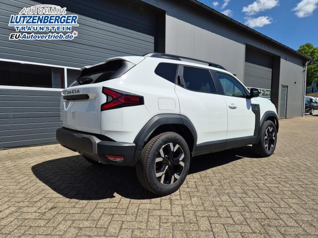 Dacia Duster Extreme Hybrid 140PS Automatik 1.6 SCE Lenkradheizung Sitzheizung 4x Kamera Teil-Leder Klimaautomatik Bluetooth Apple Carplay Android Auto PDC v+h 2xKeyless 17-LM 