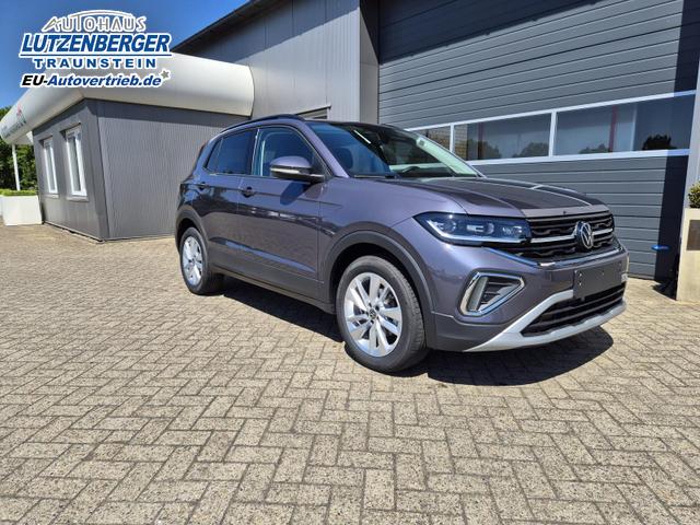 Volkswagen T-Cross 1.0 TSI 116PS DSG Life LED-Matrix-Scheinwerfer Klimaautomatik Sitzheizung PDC Rückf.Kamera 17-LM abged.Scheiben 2xKeyless DAB+ Bluetooth Touchscreen Apple CarPlay Android Auto 