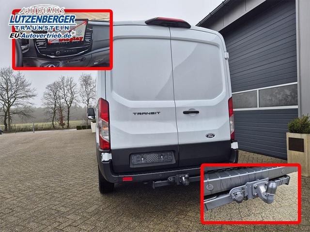 Ford Transit L2H2 2.0 EcoBlue 165PS Trend Heckantrieb 3,5t 2-Sitzer AHK Sitzheizung Lenkradheizung Frontscheibe beheizb. Klimaautomatik PDC v+h Rückf.Kamera Bluetooth DAB Apple CarPlay Android Auto Tempomat Ganzj.Reifen 