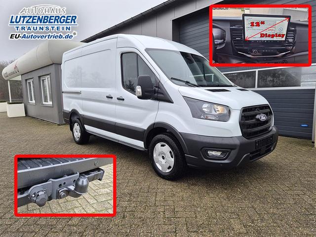 Ford Transit L2H2 2.0 EcoBlue 130PS Trend 3,5t 3-Sitzer AHK Sitzheizung Lenkradheizung Frontscheibe beheizb. Klimaautomatik Bluetooth DAB Apple CarPlay Android Auto PDC v+h Rückf.Kamera Tempomat 