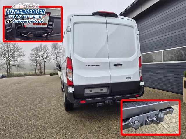 Ford Transit L2H2 2.0 EcoBlue 130PS Trend 3,5t 3-Sitzer AHK Sitzheizung Lenkradheizung Frontscheibe beheizb. Klimaautomatik Bluetooth DAB Apple CarPlay Android Auto PDC v+h Rückf.Kamera Tempomat 