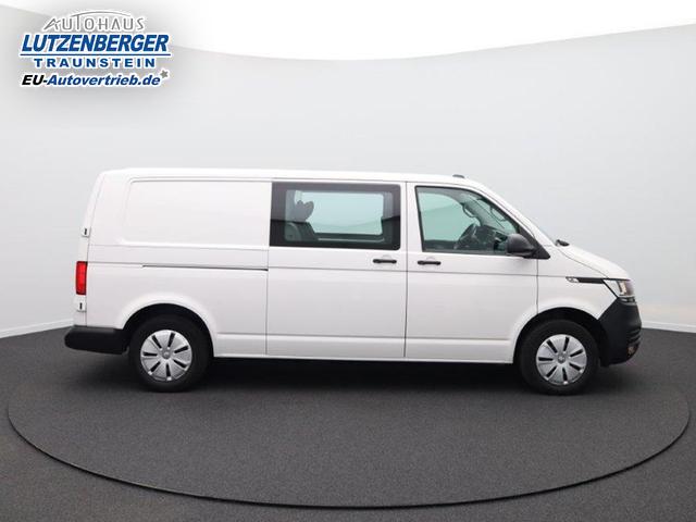 Volkswagen Transporter 6.1 Kastenwagen DoKa L2 2.0 TDi 110PS 5-Sitzer AHK Klima PDC DAB Apple CarPlay Android Auto Bluetooth Touchscreen Ganzjahresreifen 