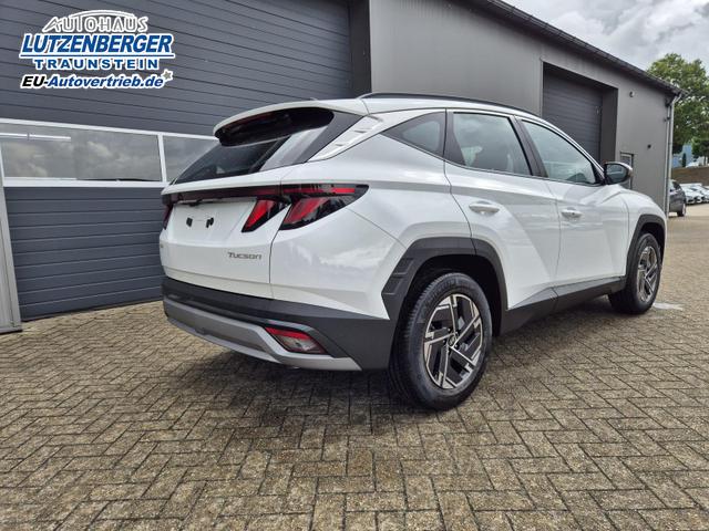 Hyundai TUCSON 1.6 T-GDI 160PS Sitzheizung Lenkradheizung Klimaautomatik Navi 12,3"-Touchscreen DAB+ wireless Apple CarPlay + Android Auto PDC v+h Rückf.Kamera 2xKeyless 17-LM 