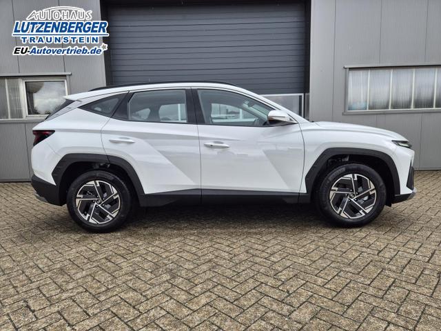 Hyundai TUCSON 1.6 T-GDI 160PS Sitzheizung Lenkradheizung Klimaautomatik Navi 12,3"-Touchscreen DAB+ wireless Apple CarPlay + Android Auto PDC v+h Rückf.Kamera 2xKeyless 17-LM 