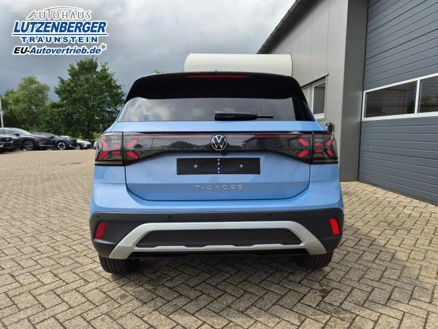 Volkswagen T-Cross 1.0 TSI 116PS DSG Life LED-Matrix-Scheinwerfer Klimaautomatik Sitzheizung PDC Rückf.Kamera 17-LM abged.Scheiben 2xKeyless DAB+ Bluetooth Touchscreen Apple CarPlay Android Auto 