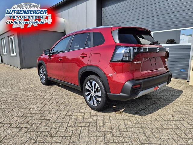 Suzuki S-Cross Comfort+ 129PS MHEV 4x4 ALLGRIP 1.4 Boosterjet Teilleder Navi Klimaautomatik Sitzheizung ACC PDC v+h 4x Kamera Suzuki-Radio Apple CarPlay Android Auto Touchscreen 2xKeyless 17-LM 