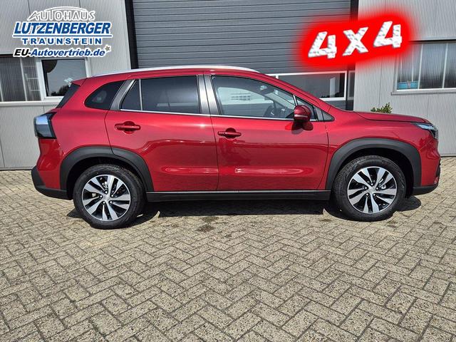 Suzuki S-Cross Comfort+ 129PS MHEV 4x4 ALLGRIP 1.4 Boosterjet Teilleder Navi Klimaautomatik Sitzheizung ACC PDC v+h 4x Kamera Suzuki-Radio Apple CarPlay Android Auto Touchscreen 2xKeyless 17-LM 