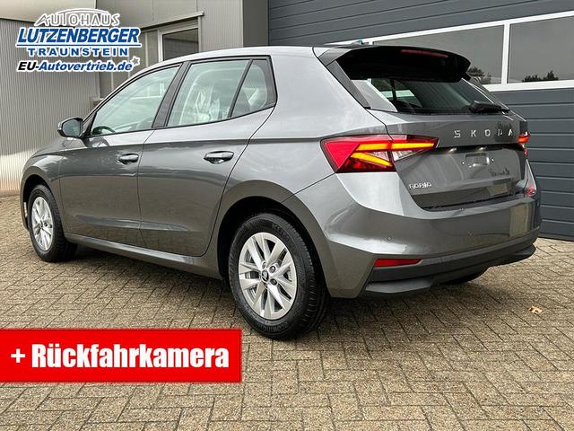 Skoda Fabia 1.0 TSI 115PS DSG Selection 5-türig 15"LM Rückf.Kamera Parksensoren Sitzheizung Multifunktionslenkrad Klima Skoda-Radio Bluetooth Touchscreen Tempomat Nebelsch. Apple CarPlay + Android Auto 