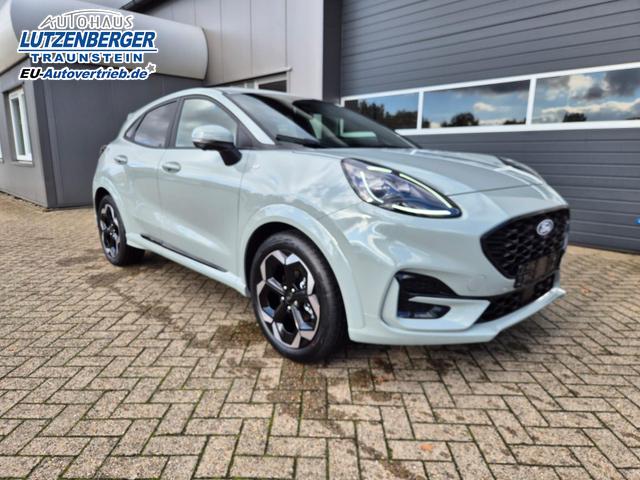Ford Puma ST-Line X 1.0 EcoBoost Hybrid 125PS Automatik NEUES MODELL 360°Kamera AbstandsTempomat el.Heckklappe Premium Leder (Sensico) B+O-Sound Klimaautomatik Sitzheizung Lenkradheizung Frontscheibe beheizb. Ford-Navi SYNC4 Bluetooth Apple CarPlay Android A 