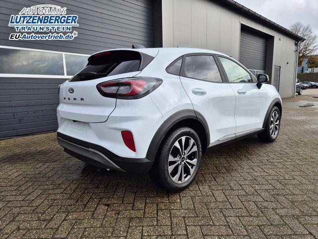 Ford Puma Titanium 1.0 EcoBoost Hybrid 125PS Automatik Klimaautomatik Sitzheizung Lenkradheizung Frontscheibe beheizb. LED-Scheinwerfer Ford-Navi SYNC4 Bluetooth Apple CarPlay Android Auto PDC 17-LM 