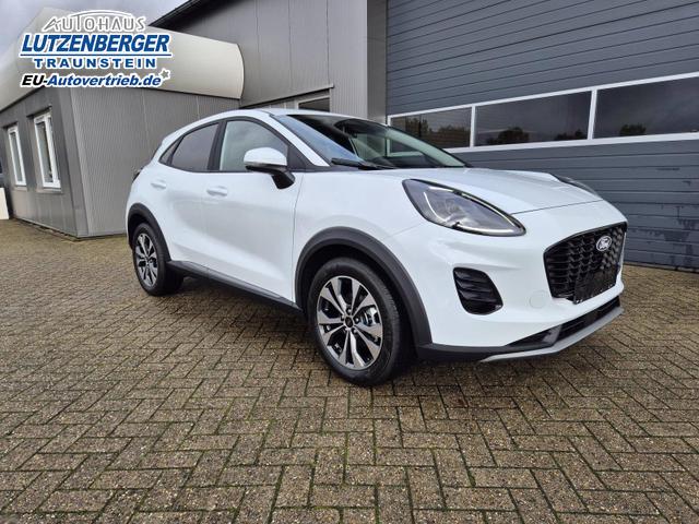 Ford Puma Titanium 1.0 EcoBoost Hybrid 125PS Automatik Klimaautomatik Sitzheizung Lenkradheizung Frontscheibe beheizb. LED-Scheinwerfer Ford-Navi SYNC4 Bluetooth Apple CarPlay Android Auto PDC 17-LM 