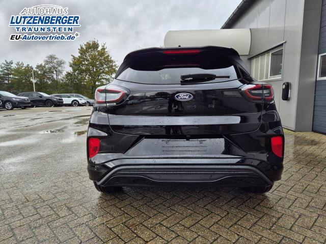 Ford Puma ST-Line X 1.0 EcoBoost Hybrid 125PS Automatik NEUES MODELL 360°Kamera AbstandsTempomat el.Heckklappe Premium Leder (Sensico) B+O-Sound Klimaautomatik Sitzheizung Lenkradheizung Frontscheibe beheizb. Ford-Navi SYNC4 Bluetooth Apple CarPlay Android A 