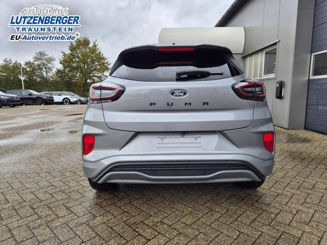 Ford Puma ST-Line X 1.0 EcoBoost Hybrid 125PS Automatik NEUES MODELL 360°Kamera AbstandsTempomat el.Heckklappe Premium Leder (Sensico) B+O-Sound Klimaautomatik Sitzheizung Lenkradheizung Frontscheibe beheizb. Ford-Navi SYNC4 Bluetooth Apple CarPlay Android A 